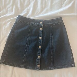 Bullhead Blue Denim Skirt